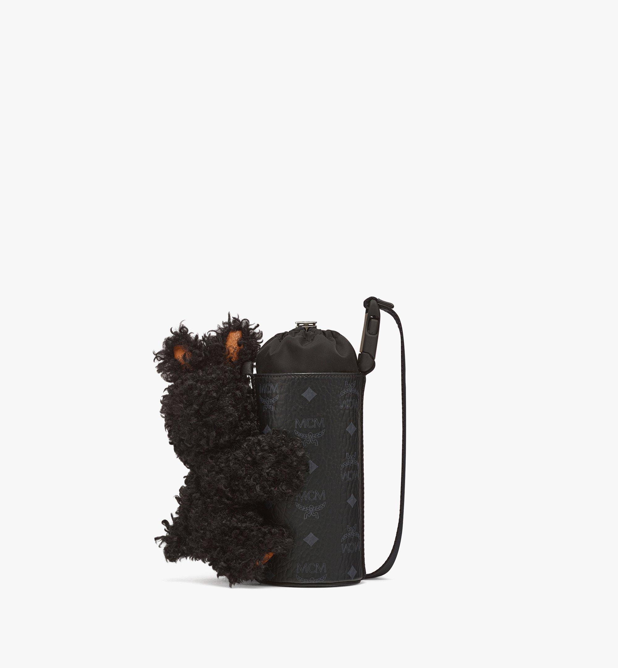 Porte-bouteille MCM Park lapin en fourrure synthétique et Visetos 1